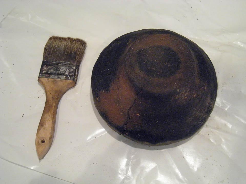 Őskori kerámia tál helyreállítása 7