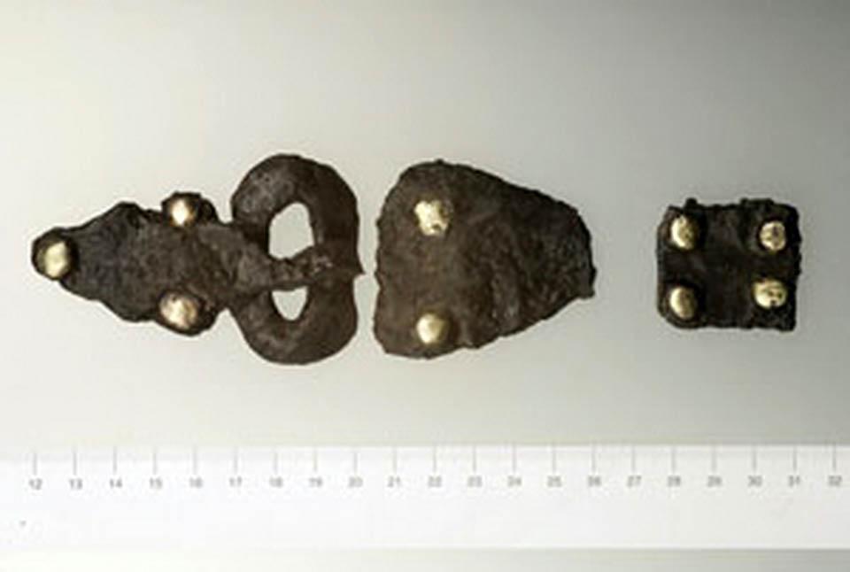 Tiszagyendai övcsat restaurálás után