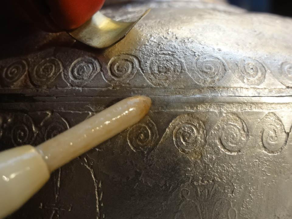 Római kancsó és patera másolatkészítése