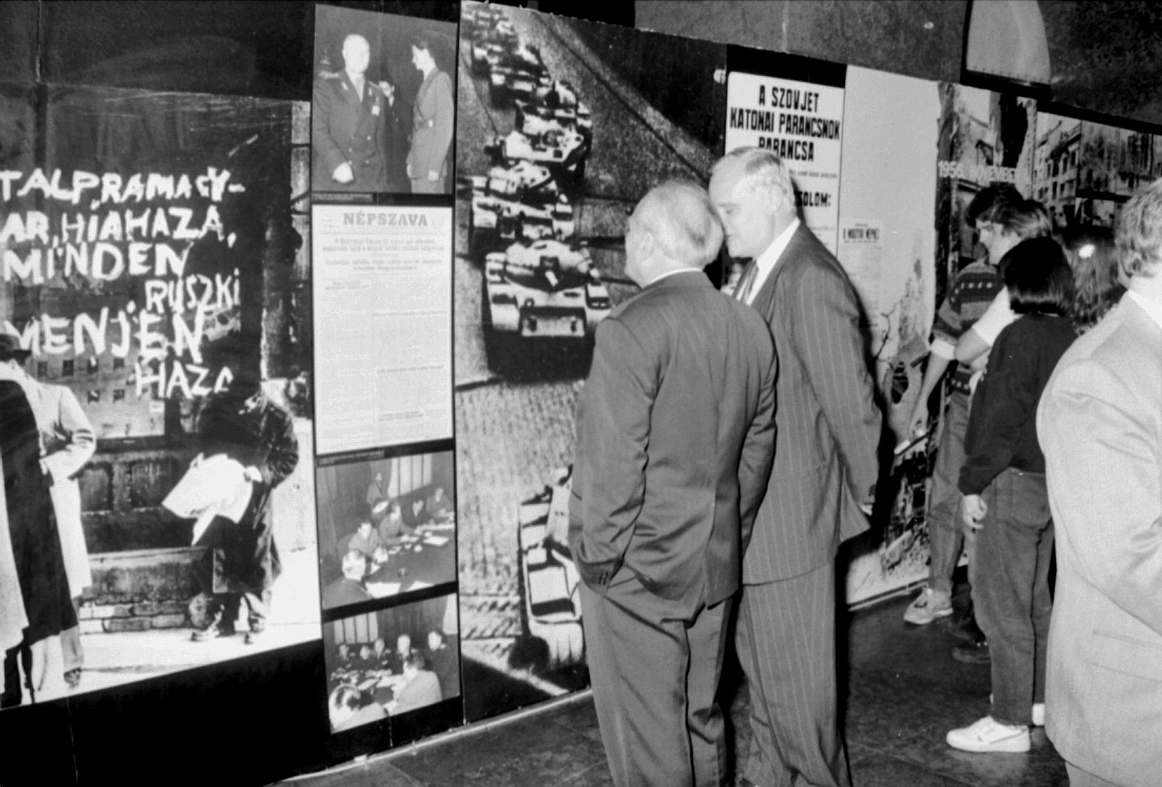 A Nagy Imre-kiállítás megnyitója