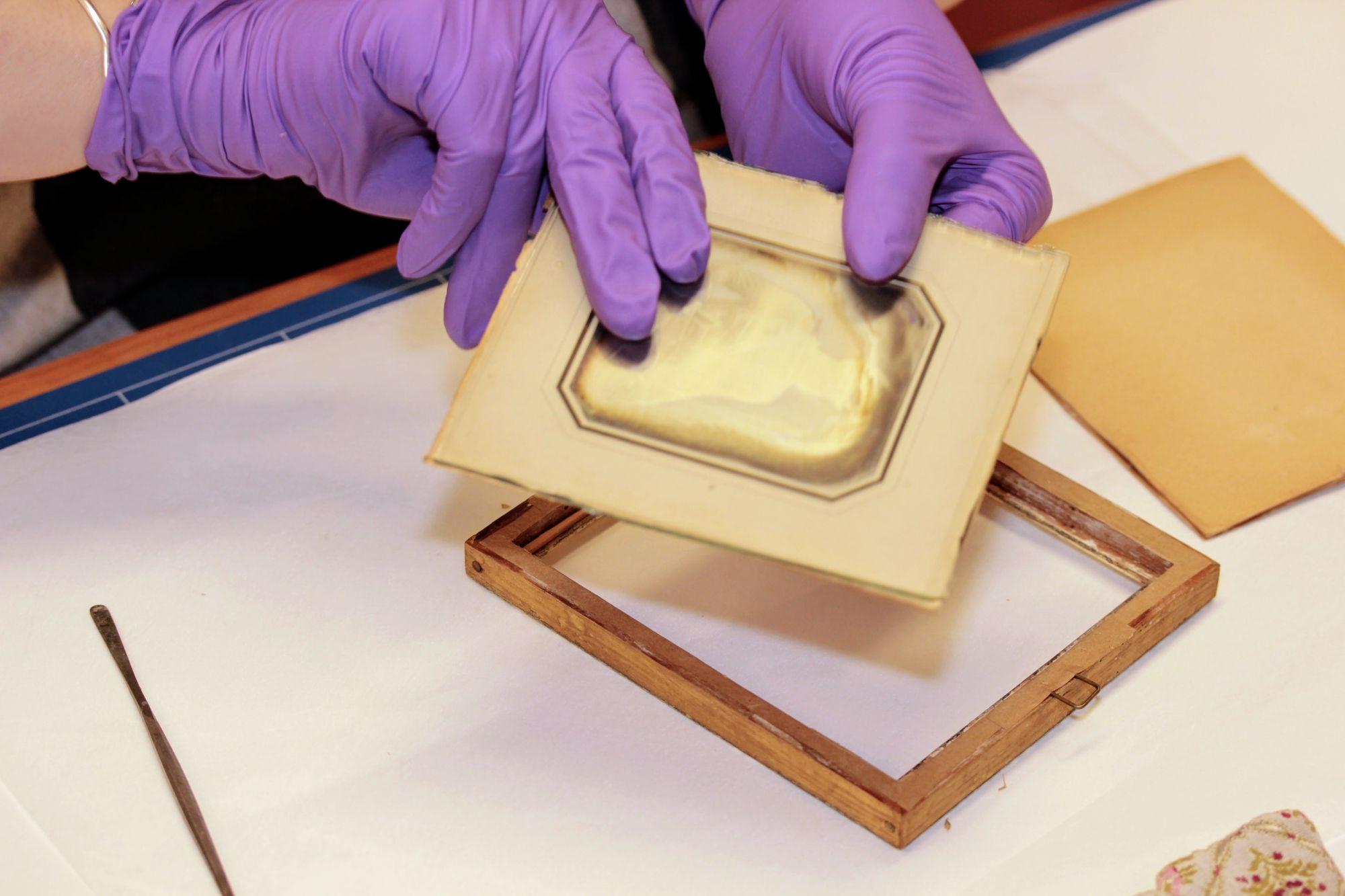 Nemzetőr dagerrotípia restaurálása6