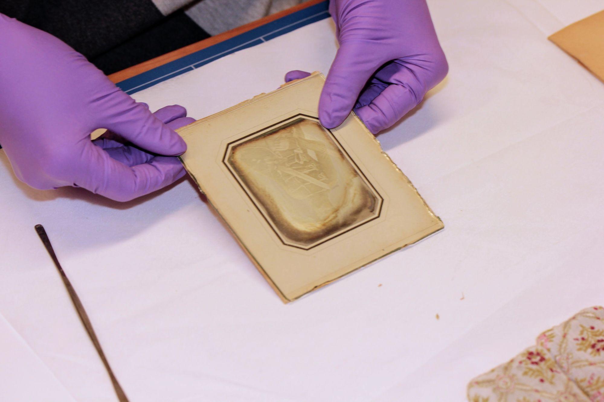 Nemzetőr dagerrotípia restaurálása7