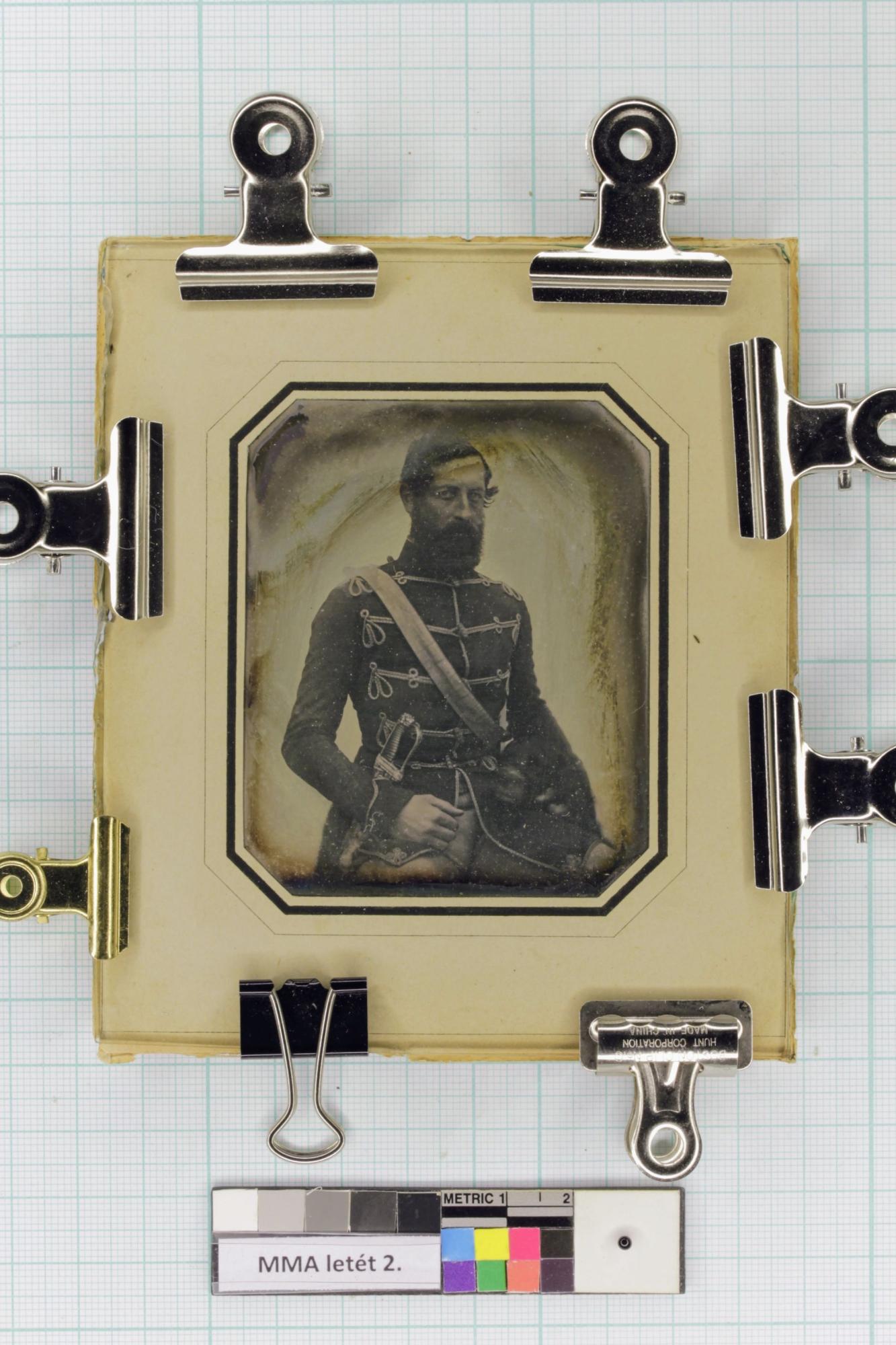 Nemzetőr dagerrotípia restaurálása13