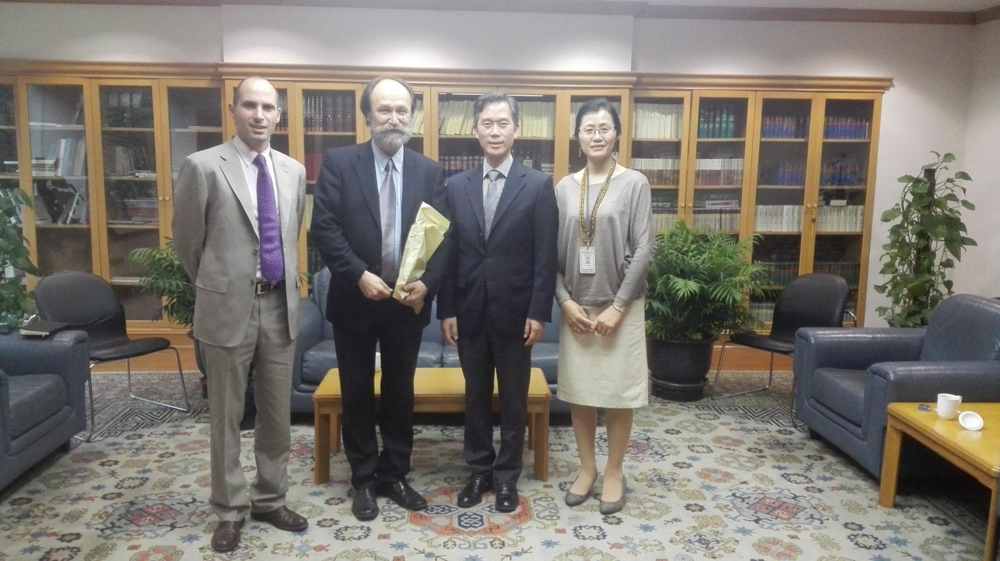 A sanghaji megbeszélés résztvevői