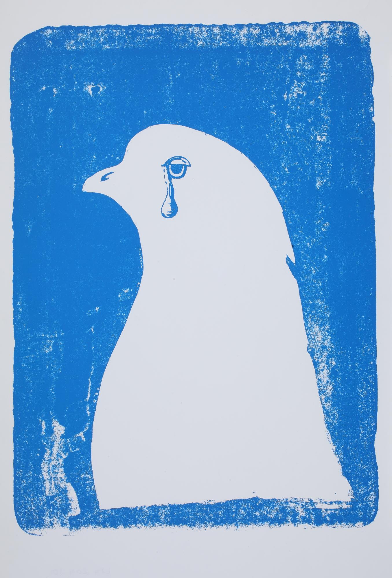 Starowieyski, Franciszek (Poland): Crying Dove, 1956, offset
