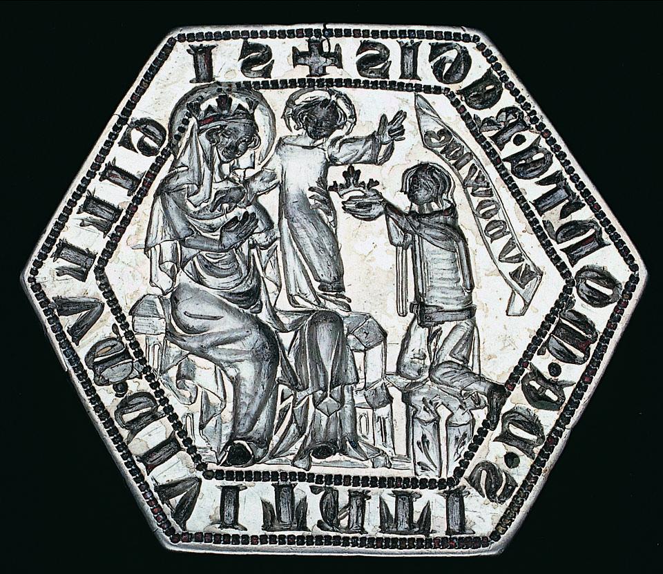 Újbánya város pecsétnyomója (14. század)