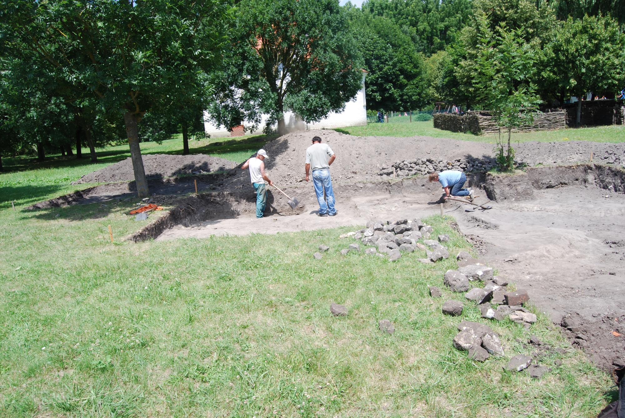 Régészeti feltárások Zalavár - Várszigeten