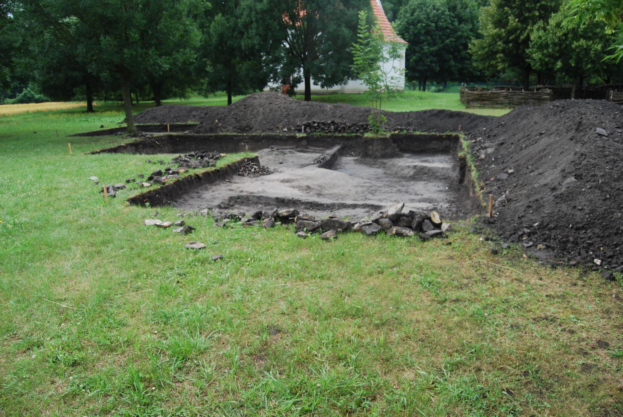 Régészeti feltárások Zalavár - Várszigeten