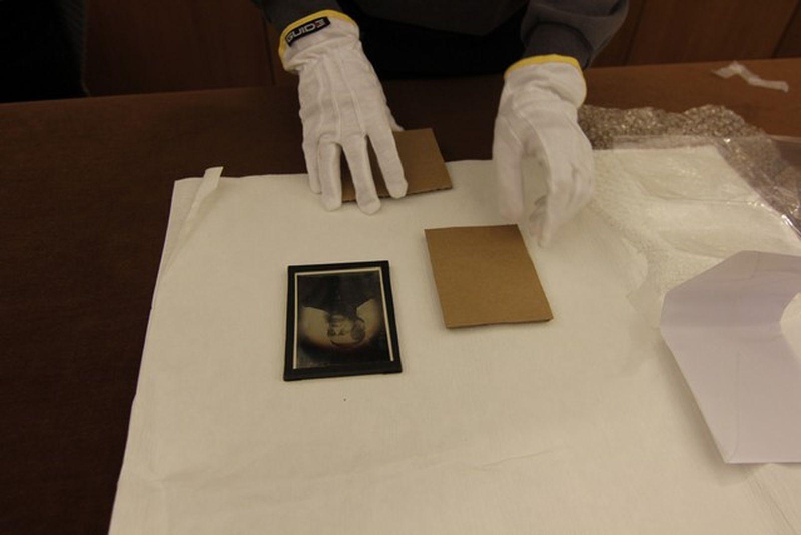 Kossuth dagerrotípia kicsomagolás után