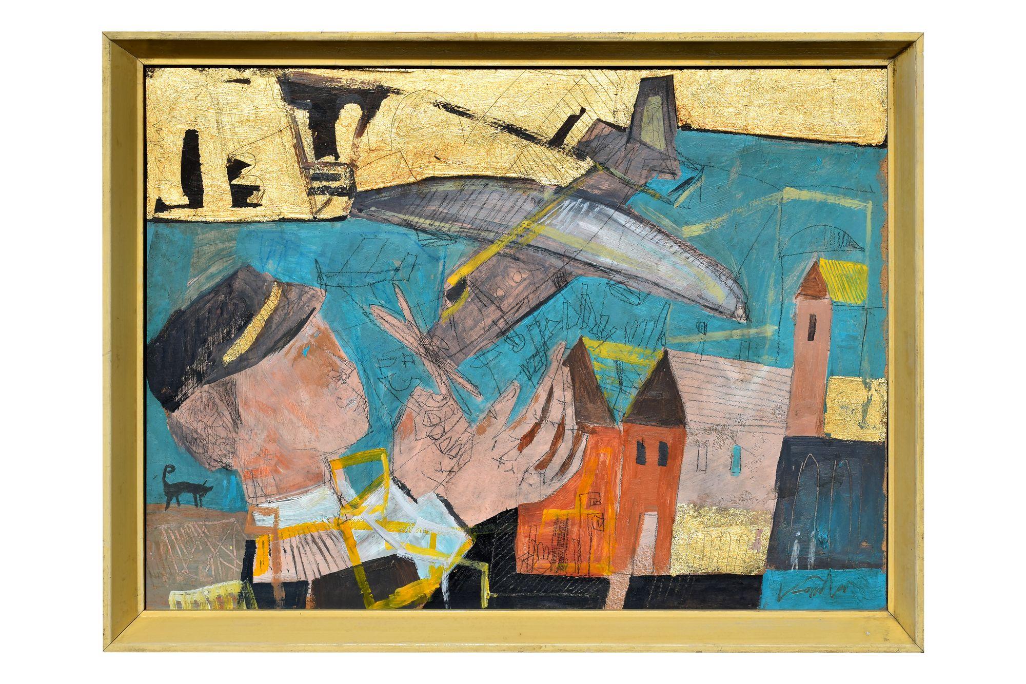 Kondor Béla_A pilóta álma_festmény_Báthori István Múzeum