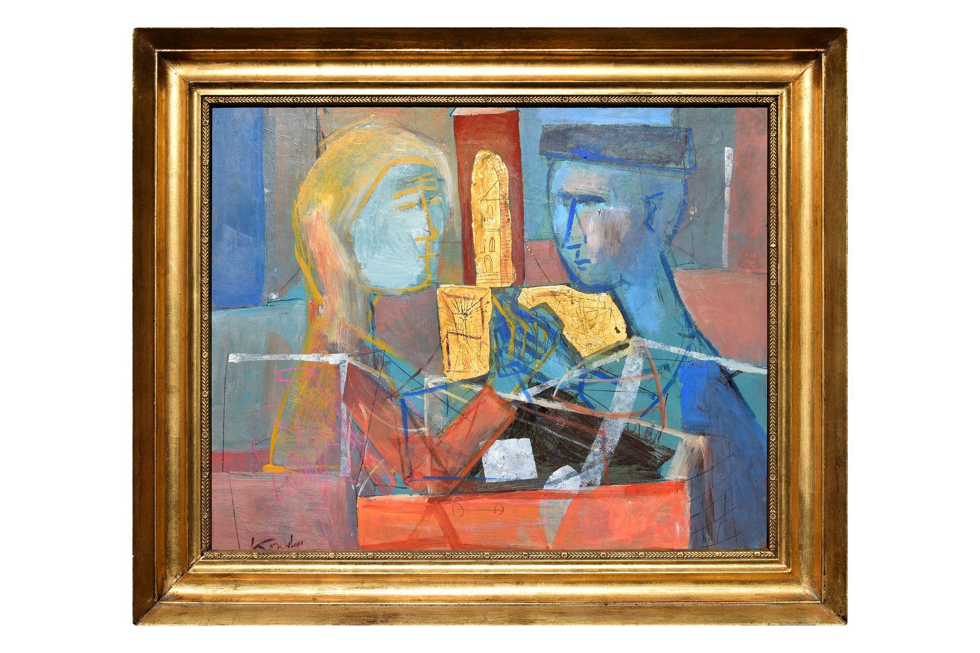 Kondor Béla_Szerelmesek_festmény_Báthori István Múzeum