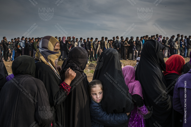 The Battle for Mosul - Lined Up for an Aid Distribution