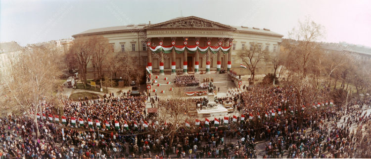 Celebrating March 15th at the National Museum, 2000