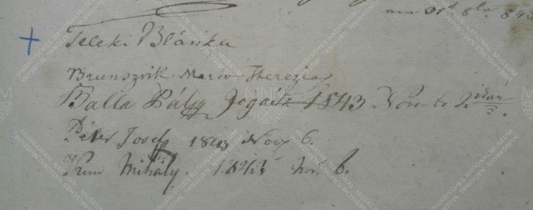 1843-ban a múzeum látogatói között a magyar nőnevelés két jelentős alakja: gróf Teleki Blanka (1806–1862), az első magyar tannyelvű leánynevelő intézet (1846) létrehozója és gróf Brunszvik Teréz (1775–1861), az első magyarországi óvoda alapítója