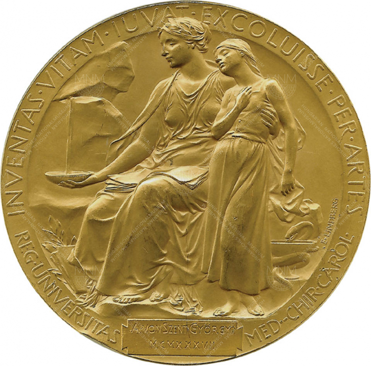 Szent-Györgyi Albert (1893–1986) Nobel-díja, 1937