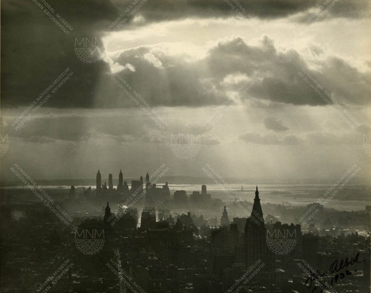 New York látképe, 1938, John Albok (Albók János) felvétele