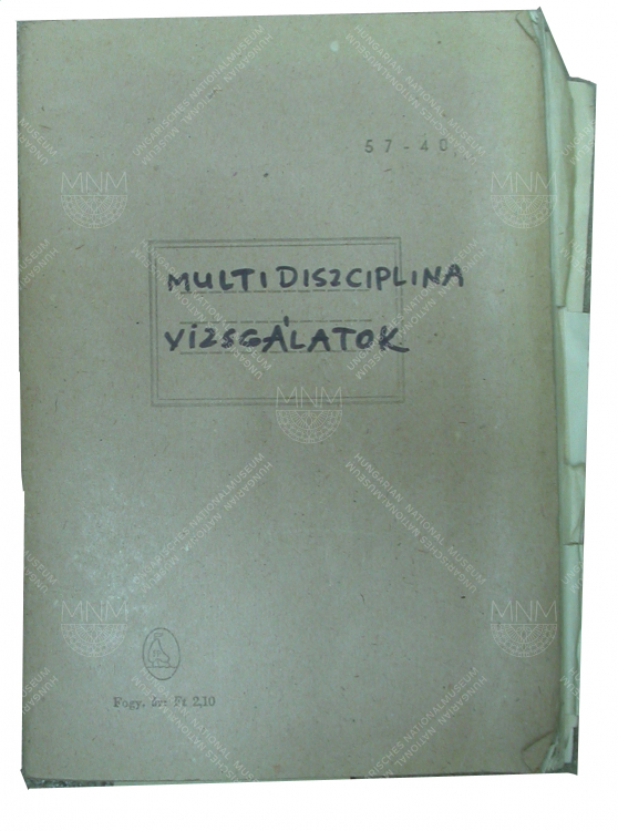 ”Multidiszciplina vizsgálatok” napló