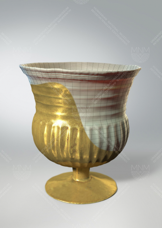 3D model of the golden cup of Bócsa
