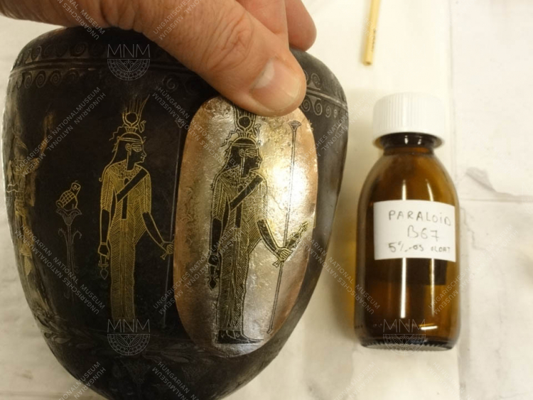 Római kancsó és patera másolatkészítése