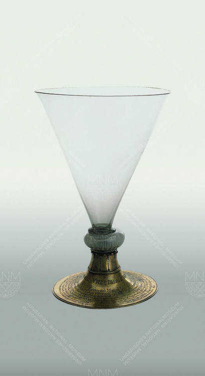 GLASS STOOP ONCE BELONGING TO  KING MATTHIAS CORVINUS