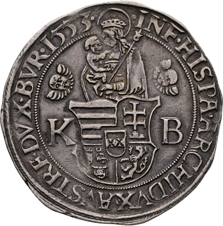 I. Ferdinánd (1526–1564) tallér, 1553