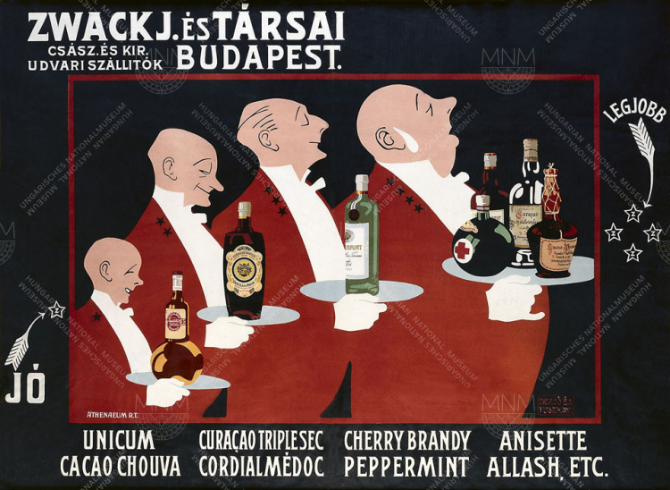 Dezső (Alajos) és Tuszkay (Márton): A Zwack likőrgyár termékei