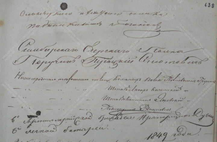 1849-ben történelmi okokból megsokasodtak az orosz érdeklődők