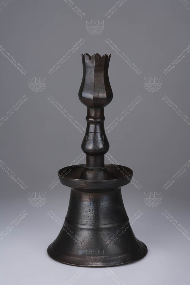 COPPER CANDLEHOLDER, 16TH–17TH CENTURY