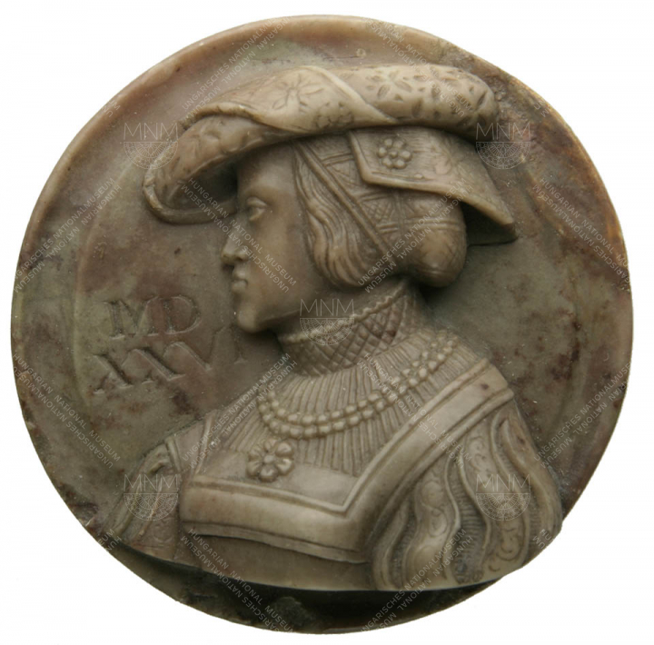 II. Lajos és Mária alabástrom portréérme, 1526