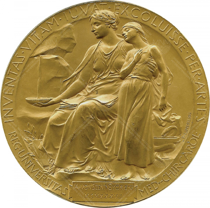 Szent-Györgyi Albert (1893–1986) Nobel-díja, 1937