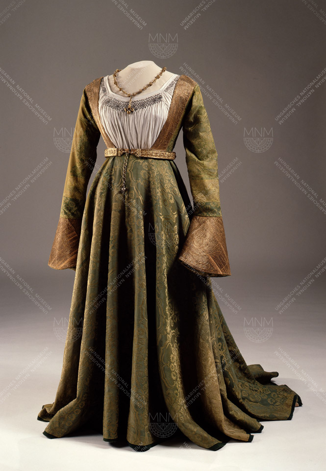 ATTIRE ASSOCIATED WITH MARY OF AUSTRIA, QUEEN CONSORT OF HUNGARY