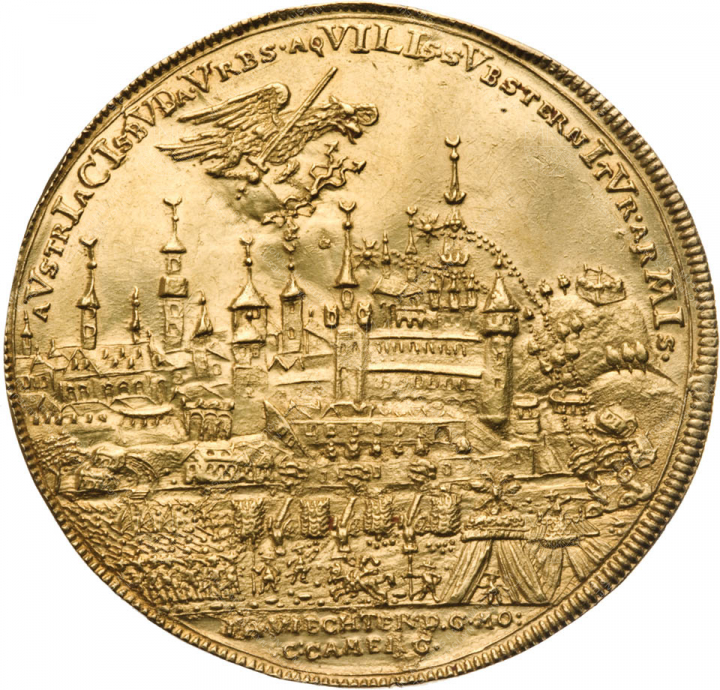 Emlékérem Buda visszafoglalására, 1686