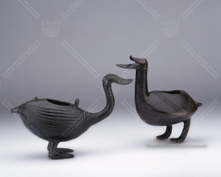 BIRD-SHAPED BRONZE VESSELS