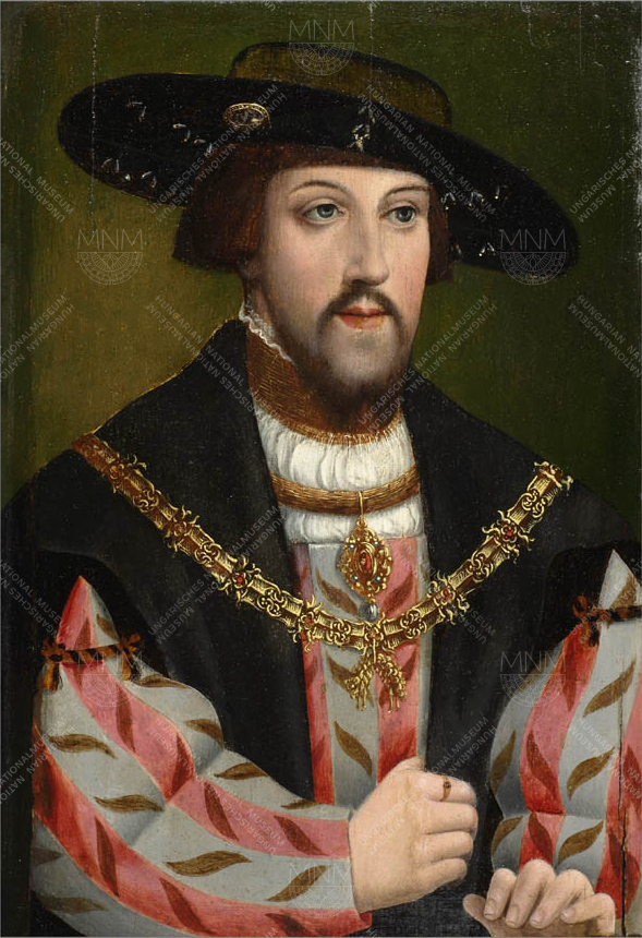 II. Lajos király (1506–1526) képmása 
