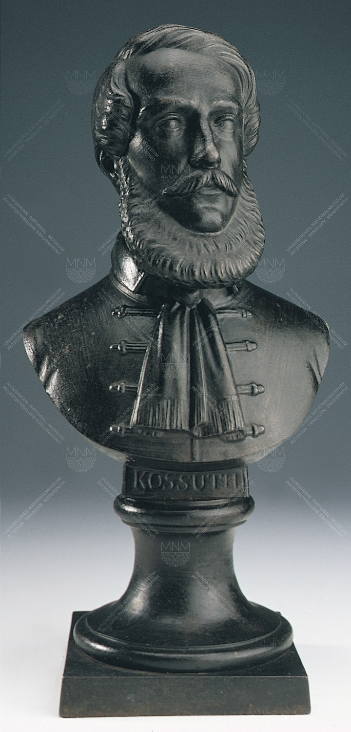 Kossuth Lajos öntöttvas portréja. Schossel András, Munkács, 1848 után