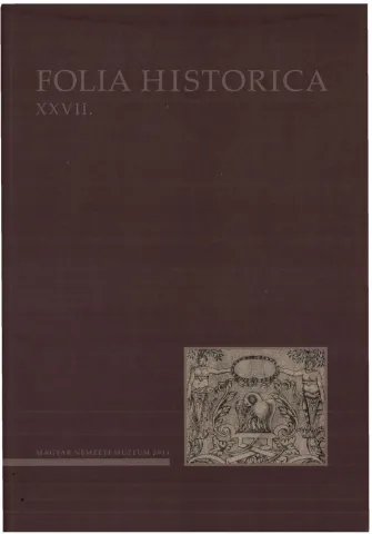 Folia Historica XXVII.