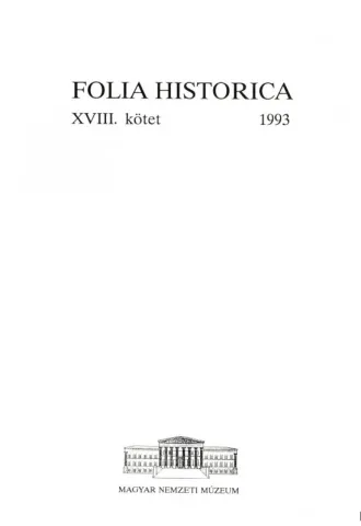Folia Historica XVIII.