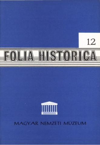 Folia Historca XII.