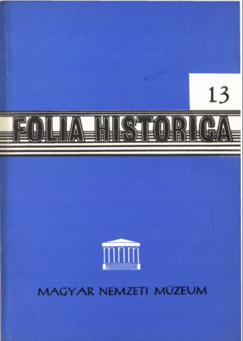 Folia Historica XIII.