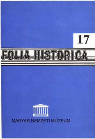 Folia Historica XVII.