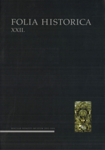 Folia Historica XXII.